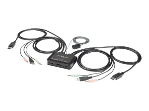 StarTech .com Switch KVM DisplayPort 2 Ports- 4K 60 Hz - miniature 1