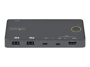 StarTech .com Switch KVM Hybride 2 Ports USB-A + HDMI & USB-C - miniature 1