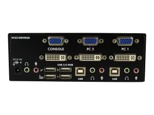 StarTech .com Switch KVM USB 2 ports DVI VGA avec audio - miniature 4