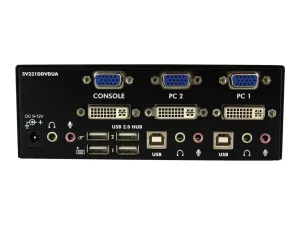 StarTech .com Switch KVM USB 2 ports DVI VGA avec audio - miniature 3