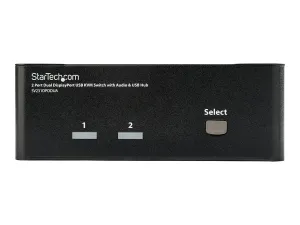 StarTech .com Commutateur KVM 2 ports DisplayPort, USB et audio - miniature 5