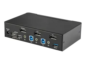 StarTech.com KVM switch écran clavier souris USB à 2 ports DisplayPort 4K 60 Hz - miniature 5