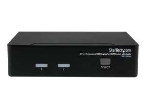 StarTech .com Commutateur KVM 2 Ports DisplayPort, USB et Audio - miniature 3