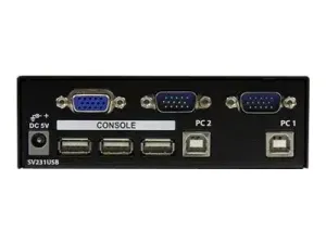 StarTech .com Switch KVM USB VGA professionnel à 2 ports avec câbles - miniature 4