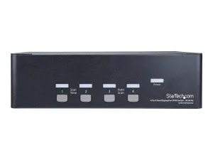 StarTech.com Switch KVM double affichage DisplayPort 4K 60 Hz à 4 ports avec hub USB 2.0 intégré - miniature 1