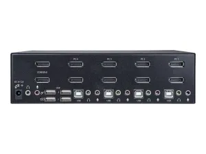 StarTech.com Switch KVM double affichage DisplayPort 4K 60 Hz à 4 ports avec hub USB 2.0 intégré - miniature 2