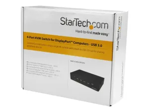 Startech Switch KVM USB DisplayPort à 4 ports - miniature 2