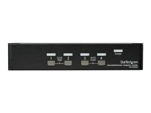 StarTech.com Switch KVM DisplayPort 4K 60 Hz à 4 ports avec hub USB 2.0 intégré