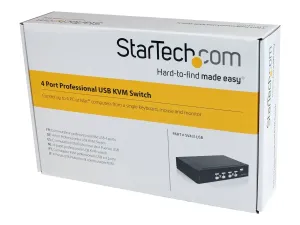 StarTech .com Commutateur KVM 4 Ports VGA USB, Montage en Rack - miniature 5