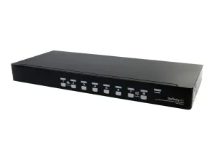 StarTech .com Commutateur USB VGA KVM 8 ports à montage sur rack avec audio (câbles audio inclus) - miniature 5