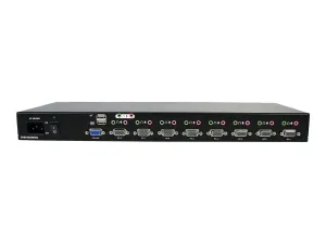 StarTech .com Commutateur USB VGA KVM 8 ports à montage sur rack avec audio (câbles audio inclus) - miniature 4