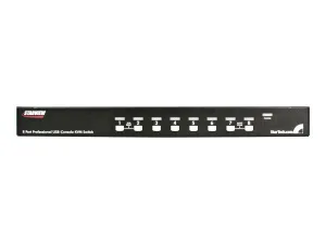 StarTech .com Commutateur KVM PS/2 USB 8 ports 1U empilables sur rack avec OSD - miniature 2