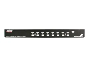 StarTech.com Commutateur KVM PS/2 USB 8 ports 1U empilables sur rack avec OSD