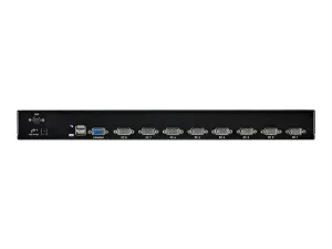 StarTech .com 8 Port 1U Rackmount USB KVM Switch Kit with OSD and Cables - miniature 2
