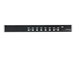 StarTech .com 8 Port 1U Rackmount USB KVM Switch Kit with OSD and Cables - miniature 5