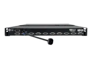 Eaton Tripp Lite Series 8-Port Rack Console VGA KVM Switch w/ 19" LCD 1U TAA - miniature 5