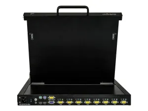StarTech .com Console KVM 1U VGA à 8 ports à montage en rack pour racks de serveur - miniature 3