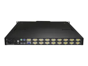 StarTech .com Console LCD de 19" à montage en rack 1U avec KVM de 16 ports - miniature 2