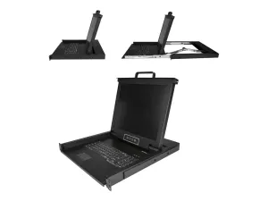 StarTech.com Console LCD de 17" à montage en rack 1U avec clavier américain - miniature 4
