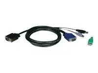 Eaton Tripp Lite Series 10ft USB / PS2 Cable Kit for KVM Switches B040 / B042 Series KVMs 10' - miniature 2
