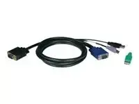 Eaton Tripp Lite Series 6ft USB / PS2 Cable Kit for KVM Switches B040 / B042 Series KVMs 6' - miniature 2