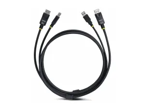 StarTech .com 10ft (3m) DisplayPort and USB 5Gbps KVM Cable - miniature 4