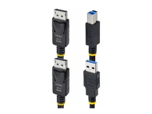 StarTech .com 6ft (1.8m) DisplayPort and USB 5Gbps KVM Cable - miniature 1