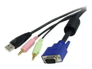 StarTech .com Cable KVM USB VGA 4 en 1 avec audio et microphone - miniature 5