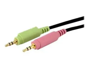 StarTech .com Câble de commutateur KVM DVI-D Dual Link USB 4 en 1 de 1,8 m avec audio et microphone - miniature 5