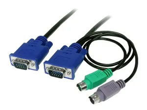 StarTech .com Câble pour Switch KVM VGA avec PS/2 3 en 1 - miniature 5