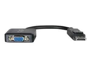 C2G 8in DisplayPort to VGA Adapter - miniature 1