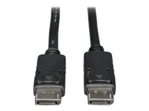 Eaton Tripp Lite Series DisplayPort Cable with Latching Connectors, 4K 60 Hz (M/M), Black, 15 ft. (4.57 m) - miniature 1
