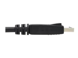 Eaton Tripp Lite Series DisplayPort Cable with Latching Connectors, 4K 60 Hz (M/M), Black, 10 ft. (3.05 m) - miniature 4