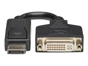 Eaton Tripp Lite Series DisplayPort to DVI-I Adapter Cable (M/F), 6 in. (15.2 cm) - miniature 3