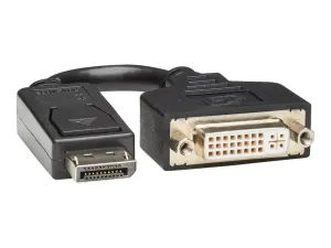 Eaton Tripp Lite Series DisplayPort to DVI-I Adapter Cable (M/F), 6 in. (15.2 cm) - miniature 2
