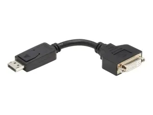 Eaton Tripp Lite Series DisplayPort to DVI-I Adapter Cable (M/F), 6 in. (15.2 cm) - miniature 1