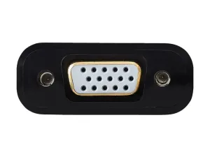 Eaton Tripp Lite Series 6in DisplayPort to VGA Adapter Active Converter DP to VGA M/F DPort 1.2 6" - miniature 3
