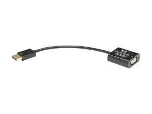 Eaton Tripp Lite Series 6in DisplayPort to VGA Adapter Active Converter DP to VGA M/F DPort 1.2 6"