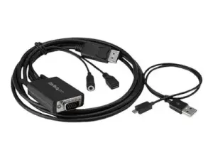 StarTech Câble adaptateur DisplayPort vers VGA de 2 m avec audio - miniature 3