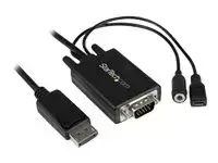 StarTech Câble adaptateur DisplayPort vers VGA de 3 m avec audio - miniature 2