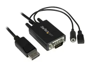 StarTech Câble adaptateur DisplayPort vers VGA de 3 m avec audio - miniature 5