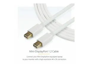 StarTech .com Câble blanc Mini DisplayPort 3 m - miniature 2