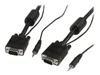 StarTech.com Câble vidéo coaxial pour écran VGA haute résolution 10 m avec audio HD15 M/M - miniature 3