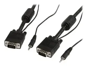 StarTech.com Câble vidéo coaxial pour écran VGA haute résolution 10 m avec audio HD15 M/M - miniature 5