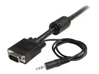 StarTech.com Câble vidéo coaxial pour écran VGA haute résolution 15 m avec audio HD15 M/M - miniature 2
