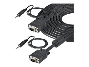 StarTech .com Câble vidéo coaxial pour écran VGA haute résolution 5 m avec audio HD15 M/M - miniature 2