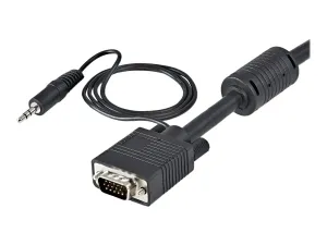 StarTech .com Câble vidéo coaxial pour écran VGA haute résolution 5 m avec audio HD15 M/M - miniature 5