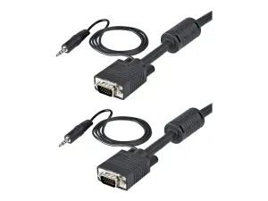 StarTech .com Câble vidéo coaxial pour écran VGA haute résolution 5 m avec audio HD15 M/M - miniature 4
