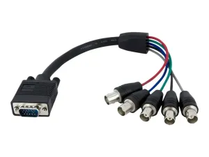 StarTech .com Câble d'écran coaxial VGA vers 5x BNC RGBHV de 30cm - miniature 2