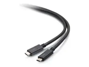 C2G 6.5ft (2m) USB-C Male to USB-C Male Cable (20V 3A) - miniature 2